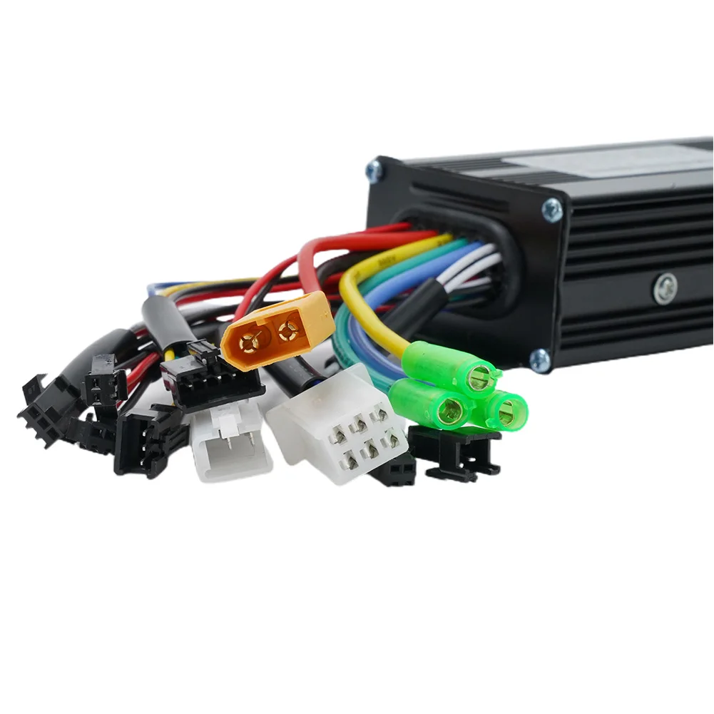 

Brushless Controller Controller Outdoor Sports Electric Bicycle 124*62*38 Aluminum + Plastic Black DC30/40±0.5V Ebike