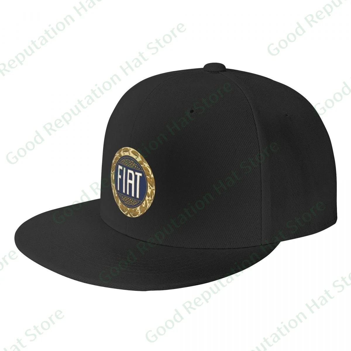 

Popular Fiat Baseball Cap Flat Peak Hip Hop Sun Flat hat Hats Men Women Caps Male Casual Travel Outdoor Sun Hats