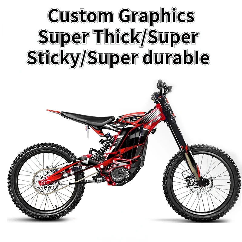 

For SURRON Custom Stickers Light Bee X Electric Off-road Bike Dirtbike Decorative Self-adhesive Moisture-proof Thick SUR-RON