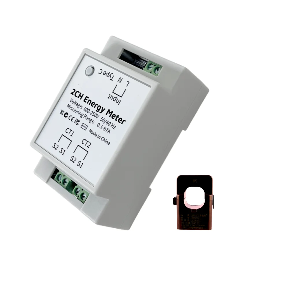 

IoTorero Tasmota Matter MQTT 2-канальный счетчик энергии