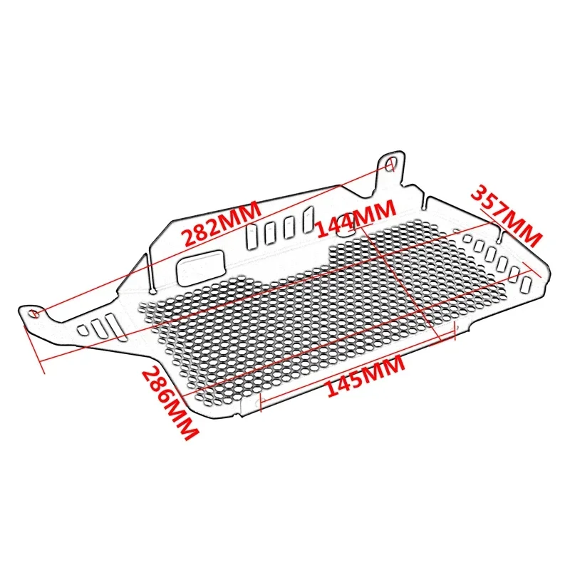 Защитная крышка радиатора мотоцикла защита решетки алюминиевая решетка для Honda
