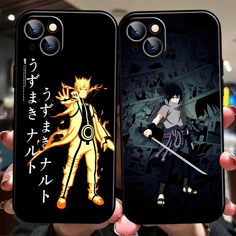 

Naruto Uchiha Sasuke For Apple iPhone 13 12 11 Pro Max Mini X XR XS Max SE 6 6S 7 8 Plus Phone Case Soft Silicone Cover