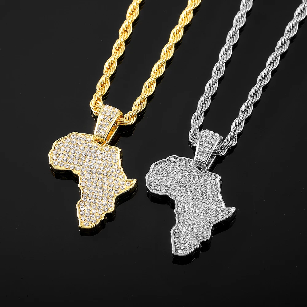 Ожерелье-цепочка для мужчин украшение в стиле хип-хоп сверкающая цепь ожерелья с