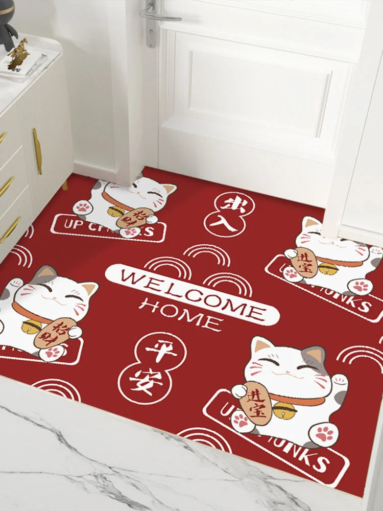 

Entrance floor household carpet vertical plate entrance PVC cutting, erasable and washless door mat