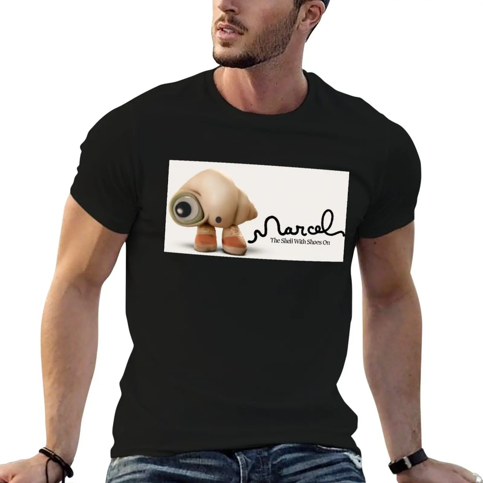 Футболка Marcel The Shell With Shoes On мешковатые рубашки необходимая футболка мужские