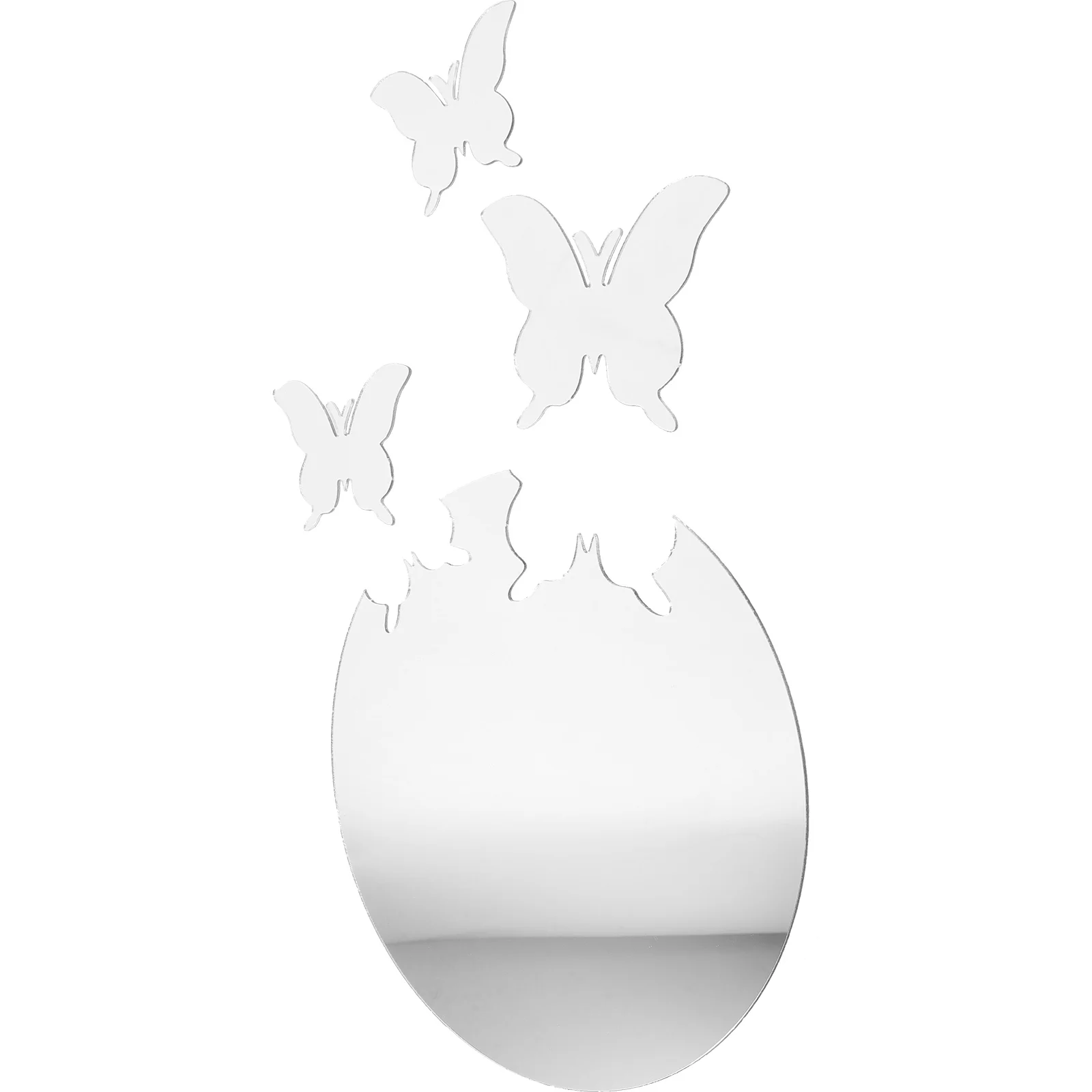 

Adhesive Sticker Wall Butterfly Decal Mirror Decor Decals Mirrors