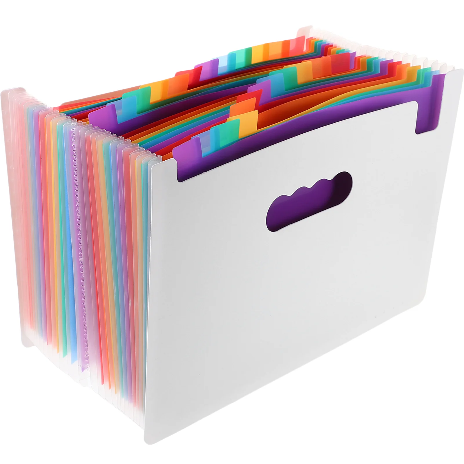 

File Storage Holder Receipt Folder Desktop Organizer Expanding Paper Pp Colored Sorter Labels Accordion Office Folders