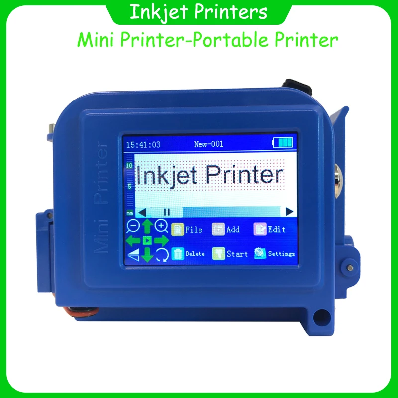 

Мини-принтер 12,7 мм, портативный принтер, создание этикеток, номер штрих-кода партии, логотип, дата истечения срока годности, Струйные этикетки, принтеры