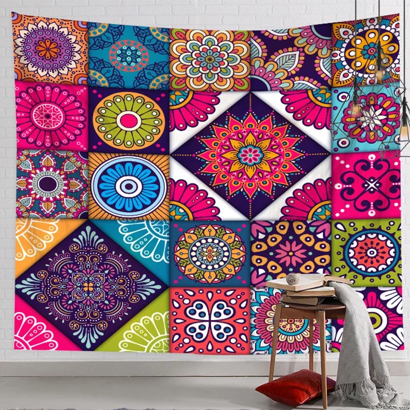 Ashou богемный гобелен настенный Декор домашний декор в стиле бохо хиппи Настенный