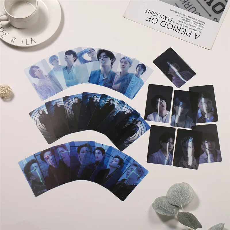 

KPOP Popular Group New Album PROOF PVC Transparent Clearly LOMO Cards Premium Photos Photocards JIMIN JIN SUGA J-HOPE Card