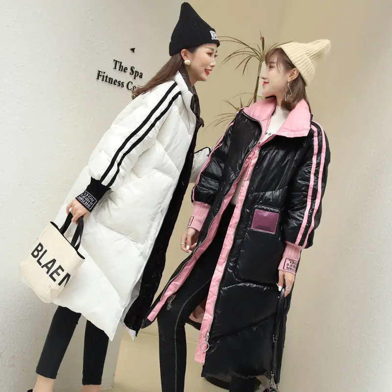 Winter Women's Cold Coat Parkas Jackets Super Hot Coats Long Cotton Padded Jacket Womens Winter Clothing New Fashion