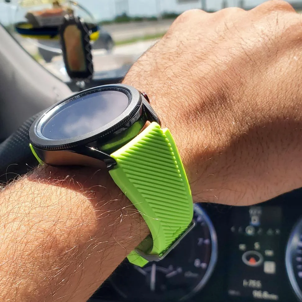 Ремешок 2022 мм для Samsung Galaxy Watch 76 classic5 Pro4 40-44 мм, силиконовый браслет Correa для Huawei Watch GT 234 46 мм. (art.: 3920dc6fa5dc4) - 3920dc6fa5dc4