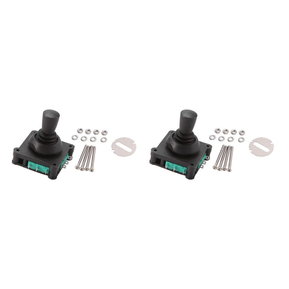 

2X Joystick Switch AC 240V 5A 4NO 4NC Momentary 2.5mm Fixing Thread Joystick Switch