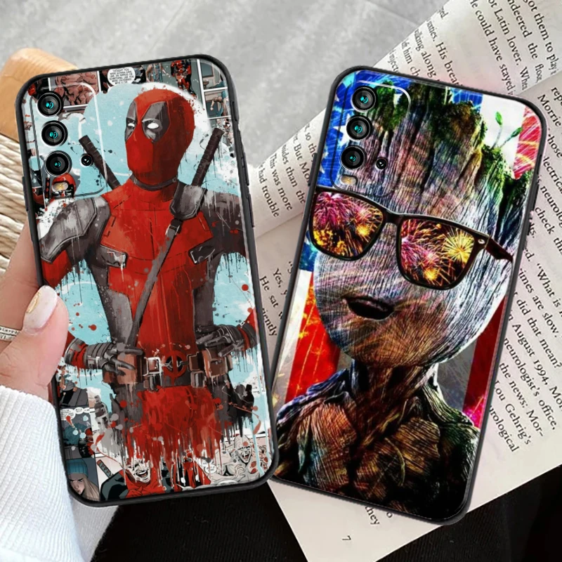 

Чехлы для телефонов с героями мультфильмов Marvel, Человек-паук для Xiaomi Redmi 7 7A Note 8 Pro 8T 8 2021 8 7 Pro 8 8A 8 Pro, задняя крышка
