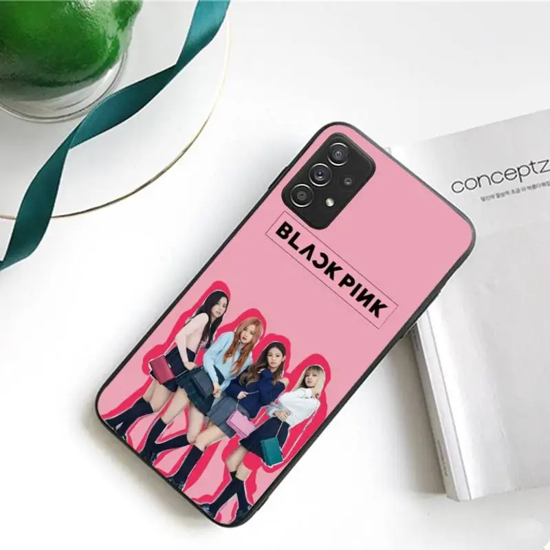 Чехол для телефона Kpop-BLACKPINKs-Girls Samsung Galaxy S10 S20 S21 Note10 20Plus Ultra Shell | Мобильные телефоны