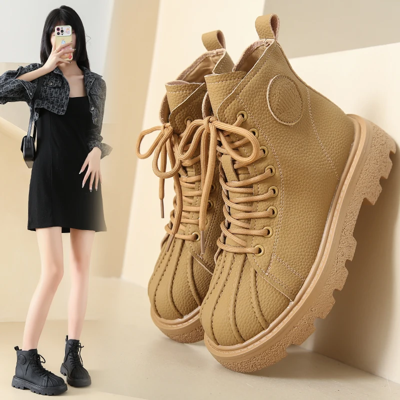 

Sports shoes Trend Casual Breathable casual sports shoes Non-slip shoes Big yellow boots Martine boots Women's autumn and winter