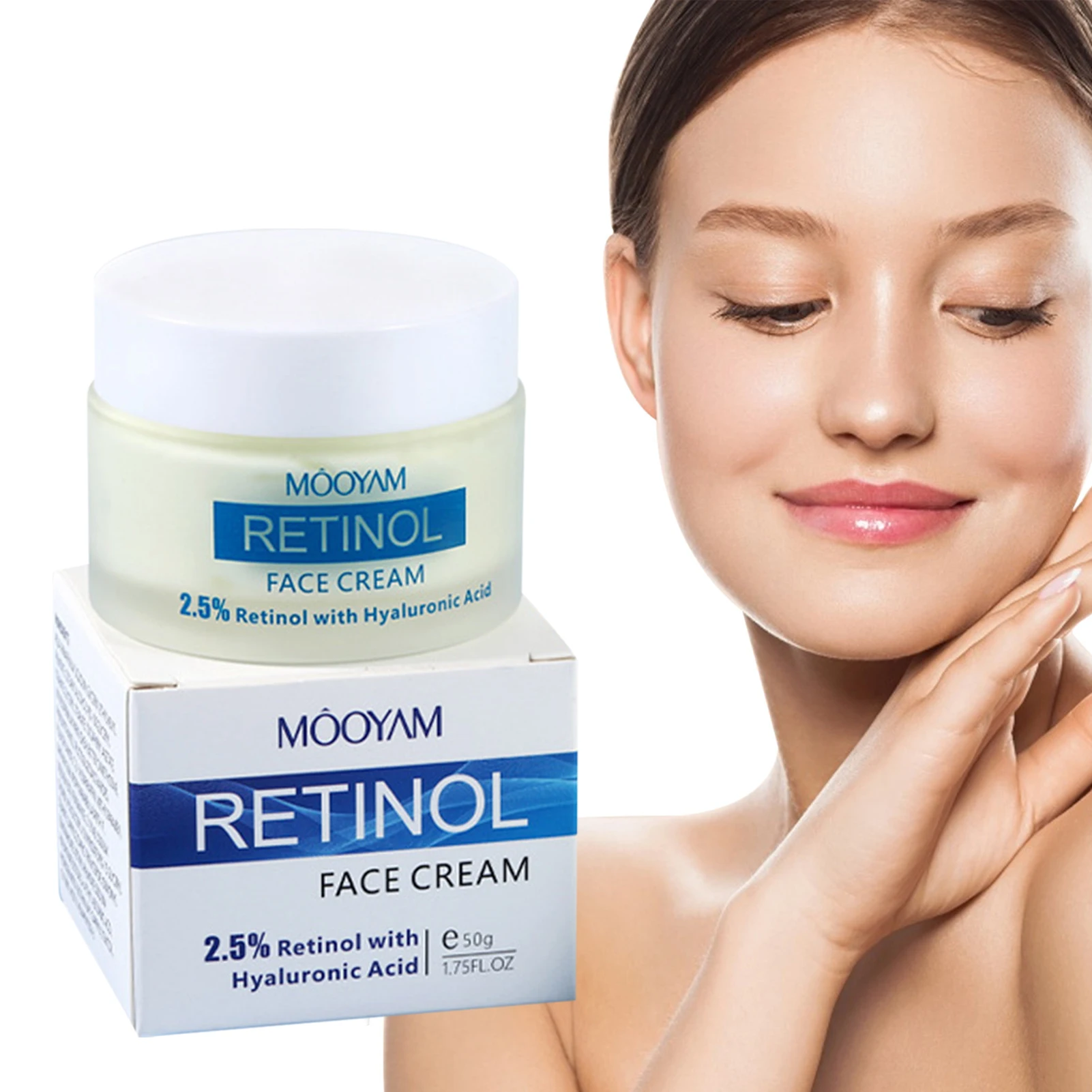 

Retinol Face Cream Anti-Aging Moisturizer Remove Wrinkle Firming Lifting Whitening Brightening Moisturizing Facial Skin Care