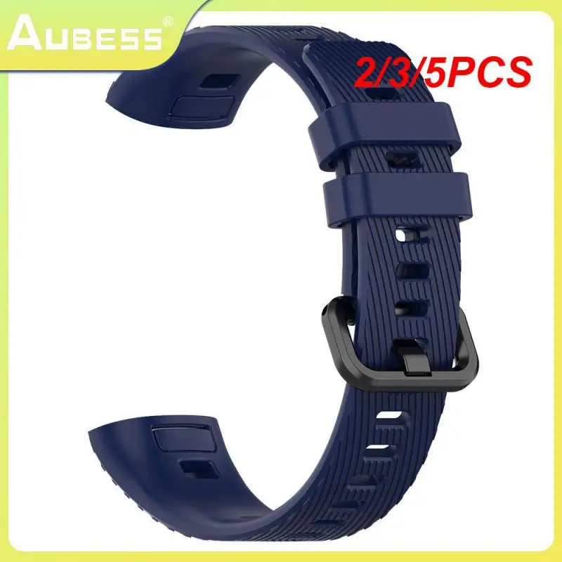 

2/3/5PCS Portable Sports Watchband Replacement Fashion Strap High Quality Soft For Huawei Band 4 Wristband