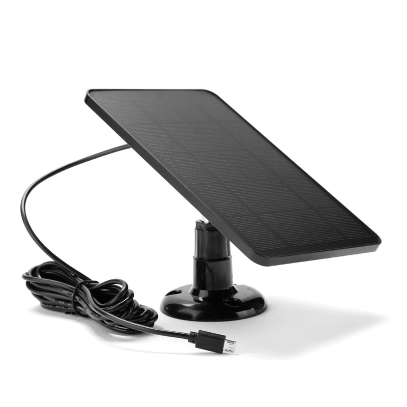 

Plastic Solar Panel For Security Camera Outdoor USB Charging Solar Panel For CCTV Security Camera Monitor Power Supply