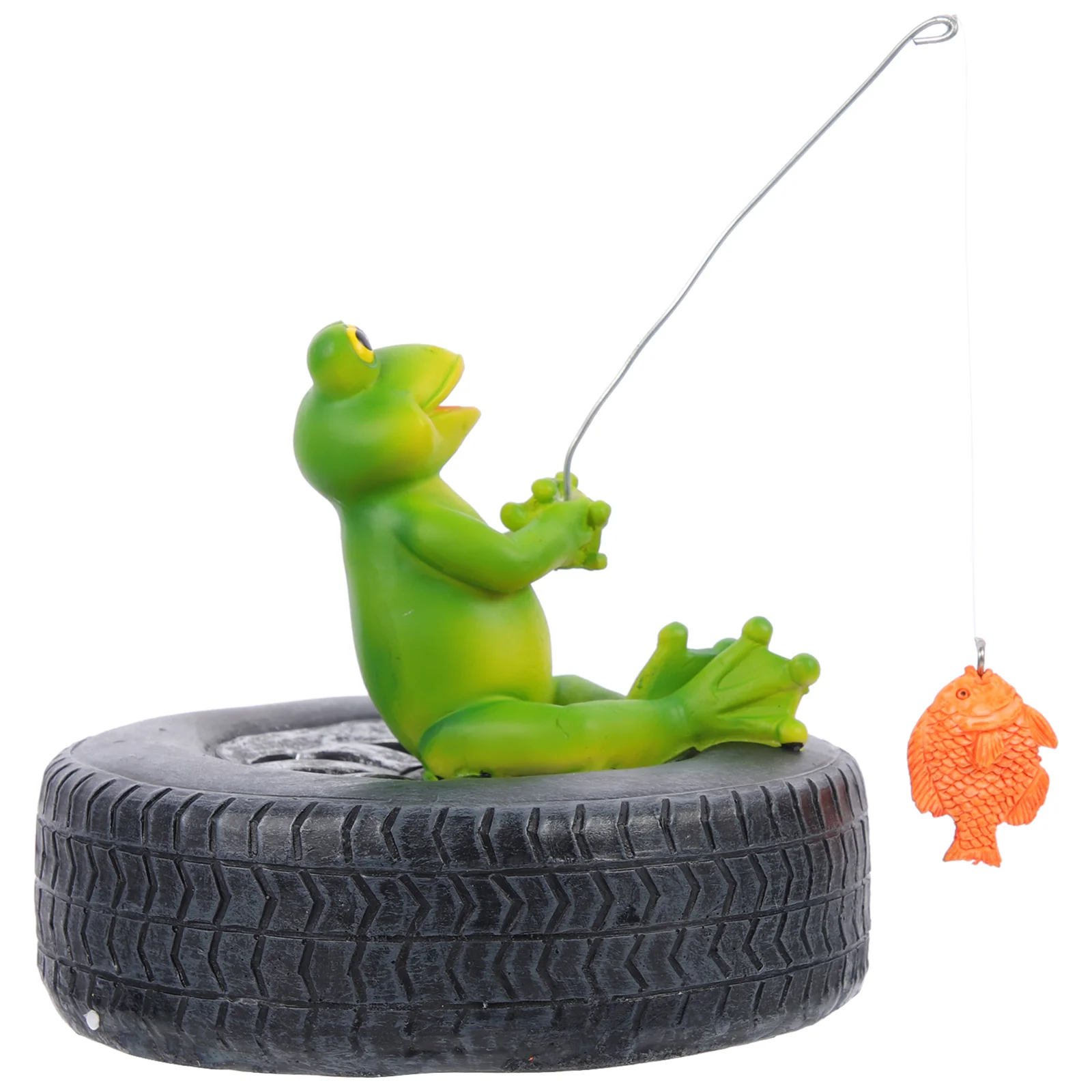 

Frog Floating Resin Frogs Figurine Pond Garden Statue Ornament Decoration Shaped Water Decor