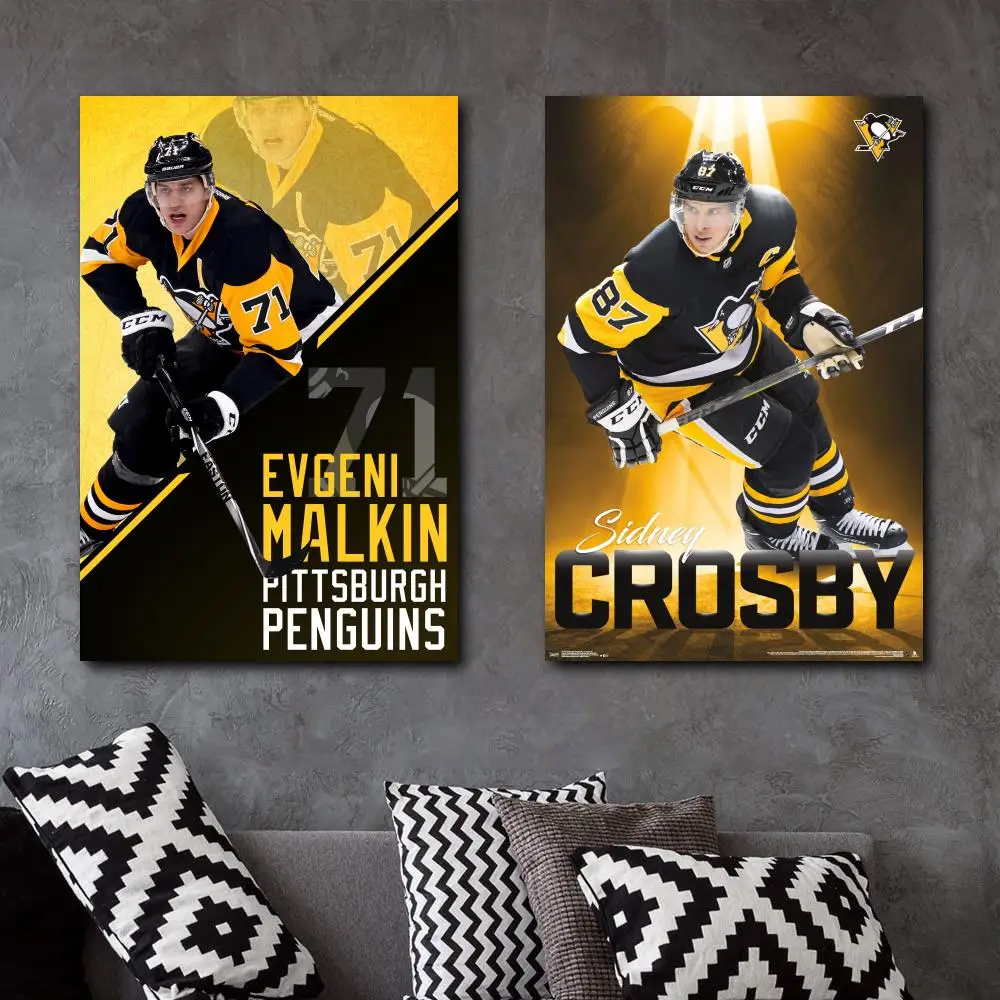 

Artwork Sidney Crosby Canvas Art Poster and Wall Art Picture Print Modern Family bedroom Decor Posters