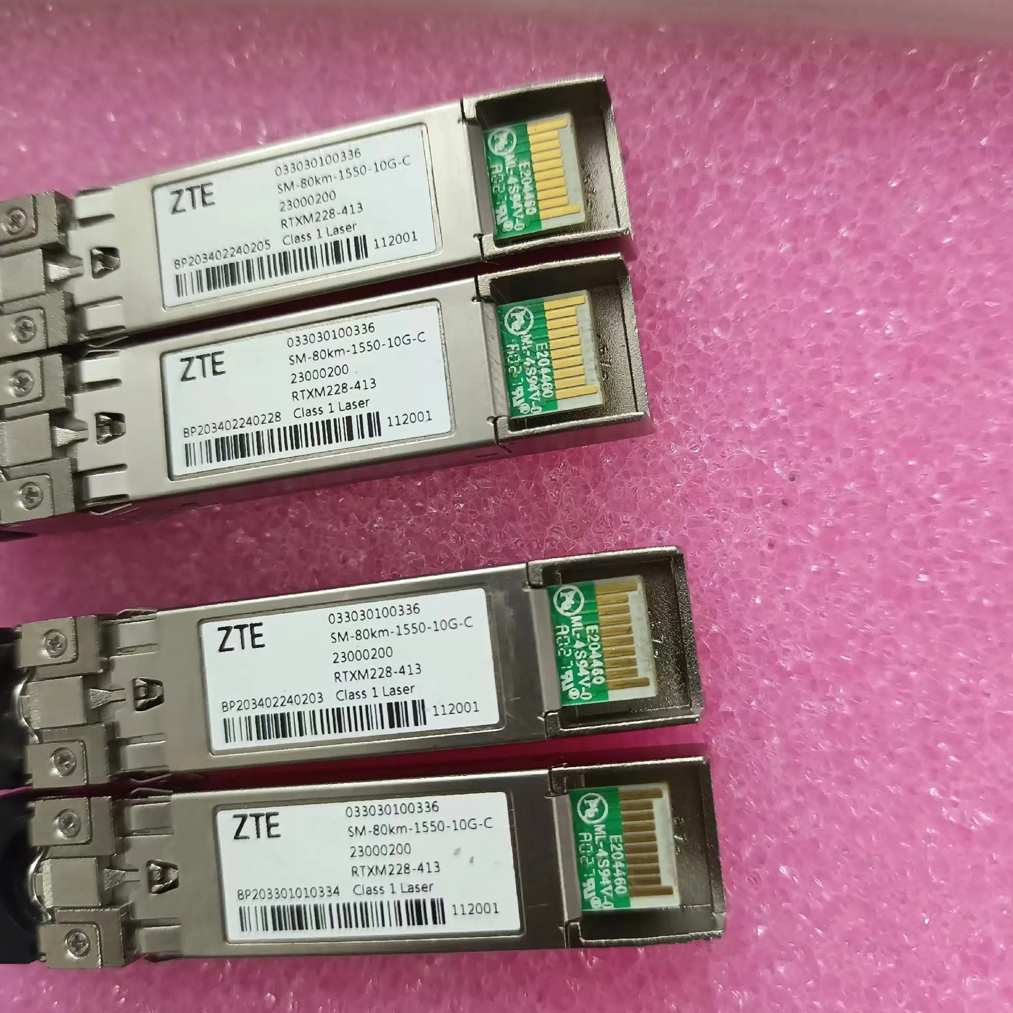 SFP 10gb 80km 1550 Transceiver Switch ZTE 033030100336 SM-80KM-1550-10G-C 23000200 RTXM228-413 1550NM 10GB Module Fiber Optical