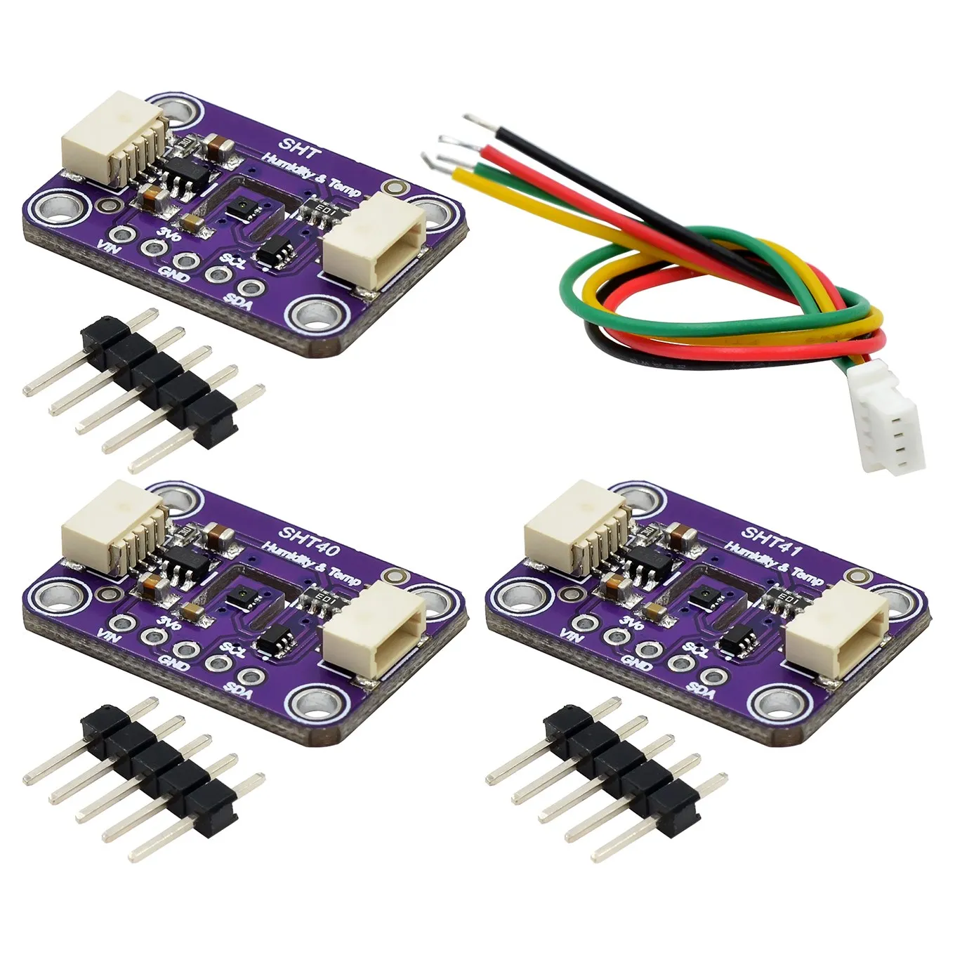 Датчик T/H SHT40 SHT41 Для порта QWIIC Модуль температуры и влажности