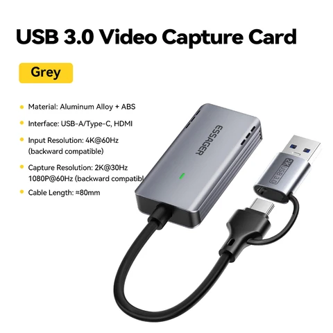 Essager Карта видеозахвата USB3.0 4K