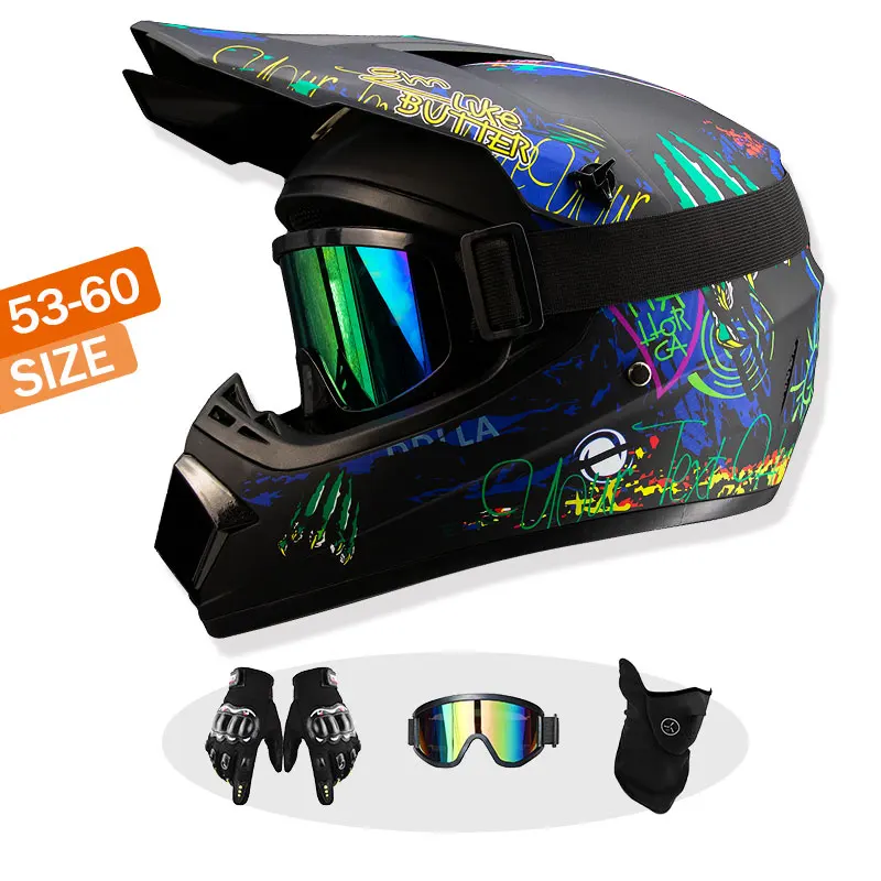 

Отправка 3 шт. подарок детский и подростковый внедорожный мотоцикл ралли шлем для горного велосипеда картинг AM DH крест шлем