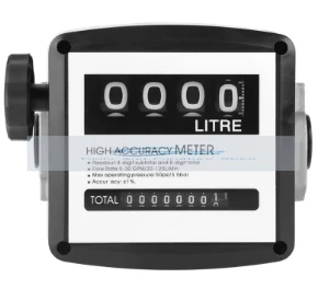 Высокоточный механический топливный манометр 4-значный расходомер топлива