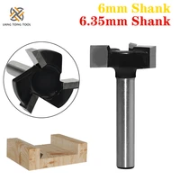 6mm6 35mm shank 3 teeth t slot router bit milling straight edge slotting milling cutter cutting handle for wood woodwork lt066