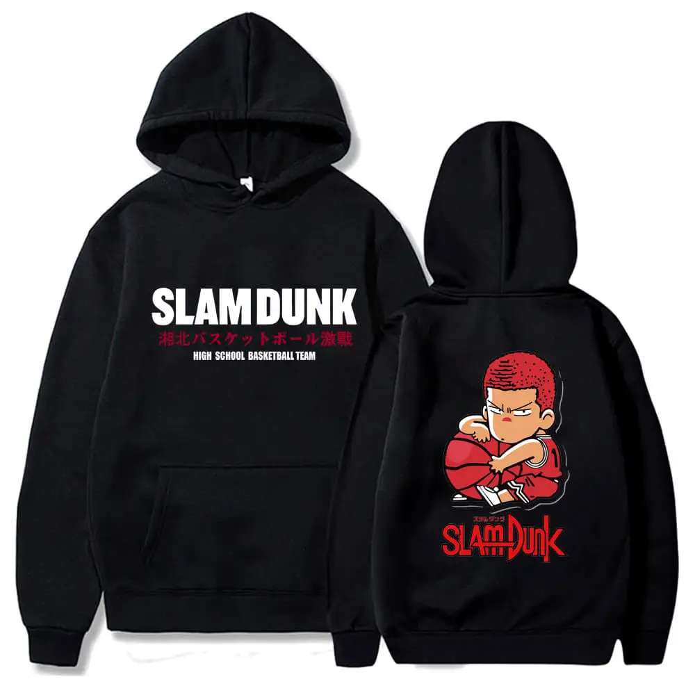 

Men's anime printed hoodie Slam Dunk Sakuragi sweatshirt oversized casual long sleeve top Street casual hooded jumper