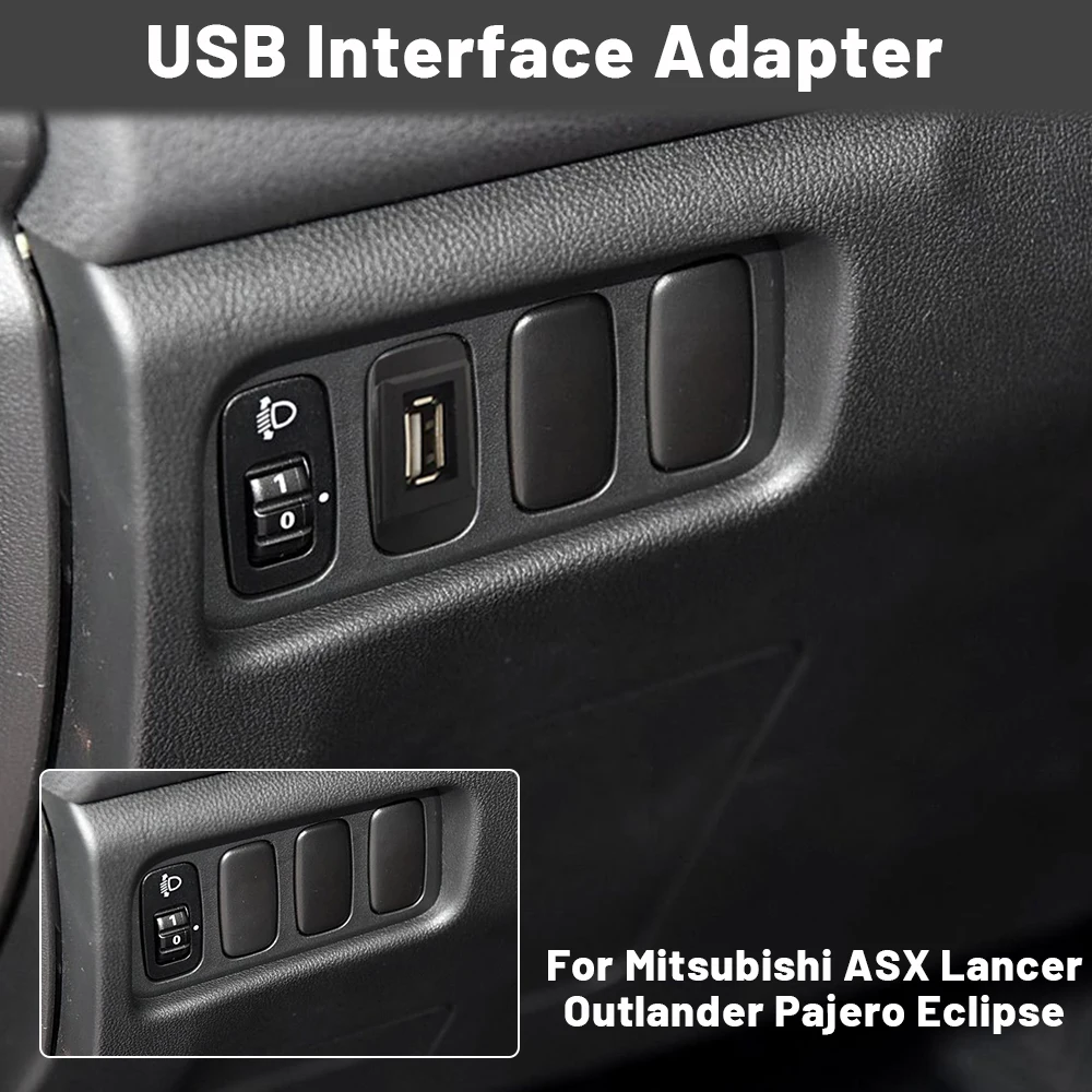Музыкальный USB-порт-адаптер, кабель с поддержкой универсальной штекера для Mitsubishi Pajero ASX 2 Soveran 2004, Zinger Galant Ex, тюнинг автомобиля (art.: 3920cfdefafd7) - 3920cfdefafd7