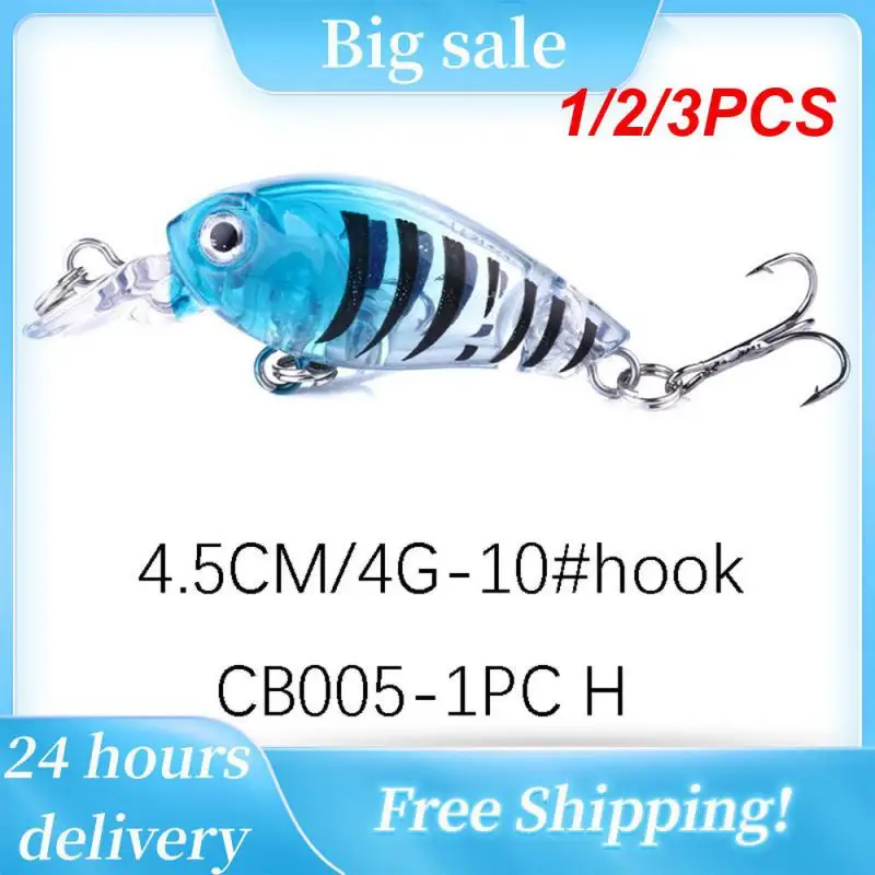 

1/2/3 шт., разноцветные рыболовные приманки