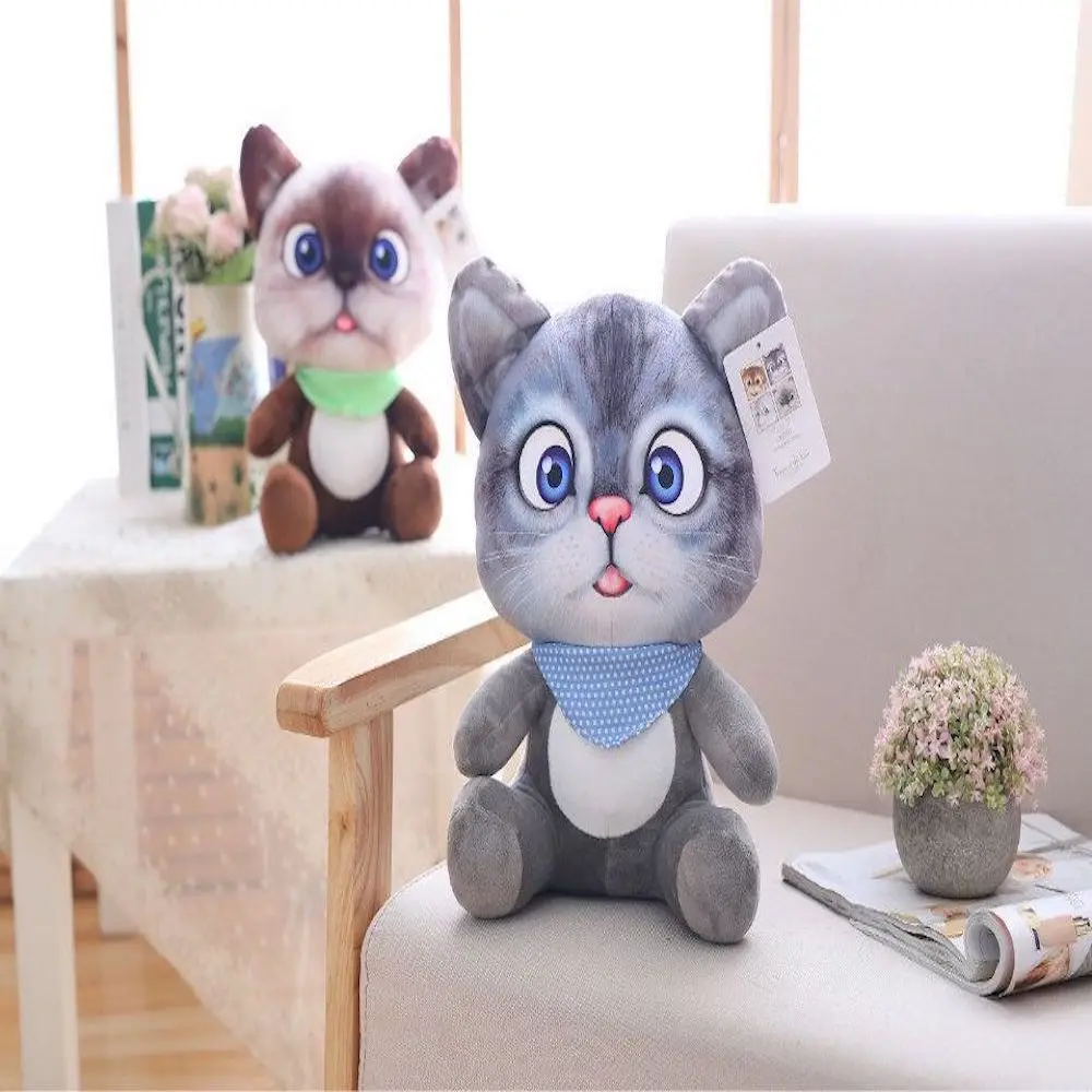 

20 см 3D игрушки для кошек Kawaii Плюшевые Животные Кошки куклы игрушки подарки