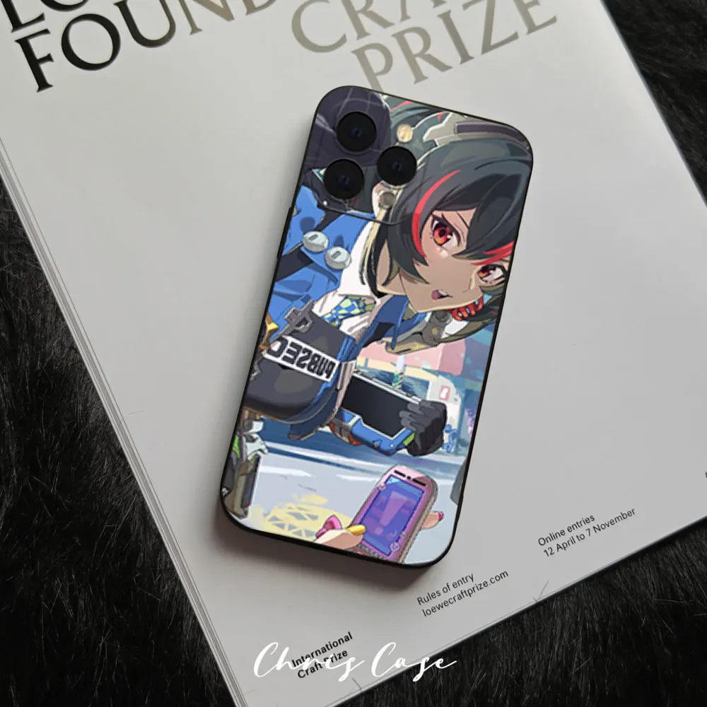 Чехол для телефона Samsung Z-Zenless Zone Game Zero Zhu Y-Yuan S23 S22 ULTRA A22 A71 черный мягкий силиконовый