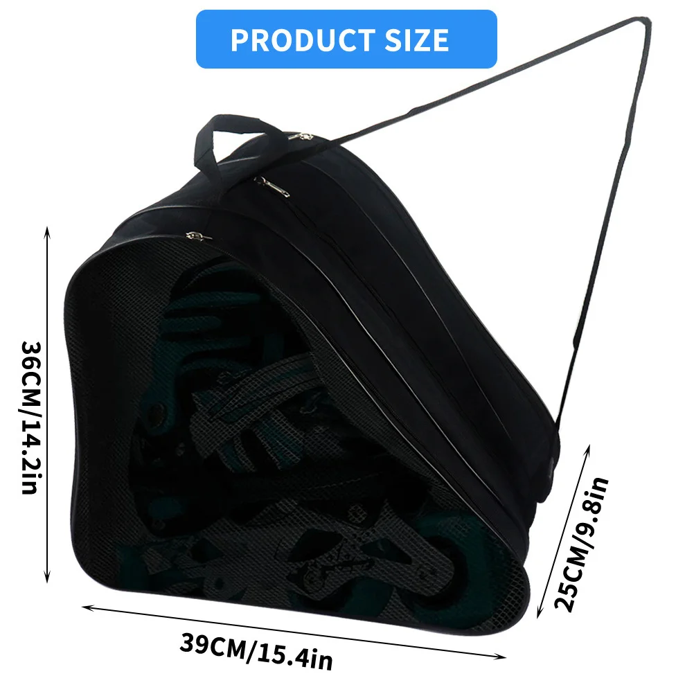 Bagskate Roller Storagepouch Figure Skating Bags Shoes Carry Case Shoe Holder Inline Covergirls Packing Portable Container