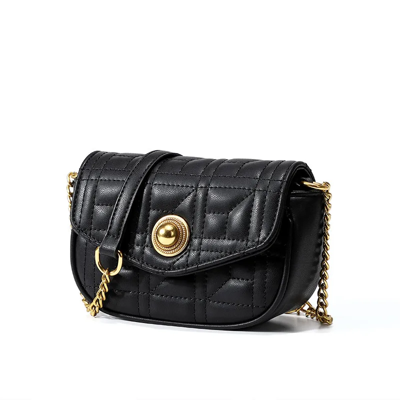 

Women's White Bag Chain Square Small Bag Lady Sweet Messenger Handbag Spring and Summer 2022 New Totes Thread Satchel PM117