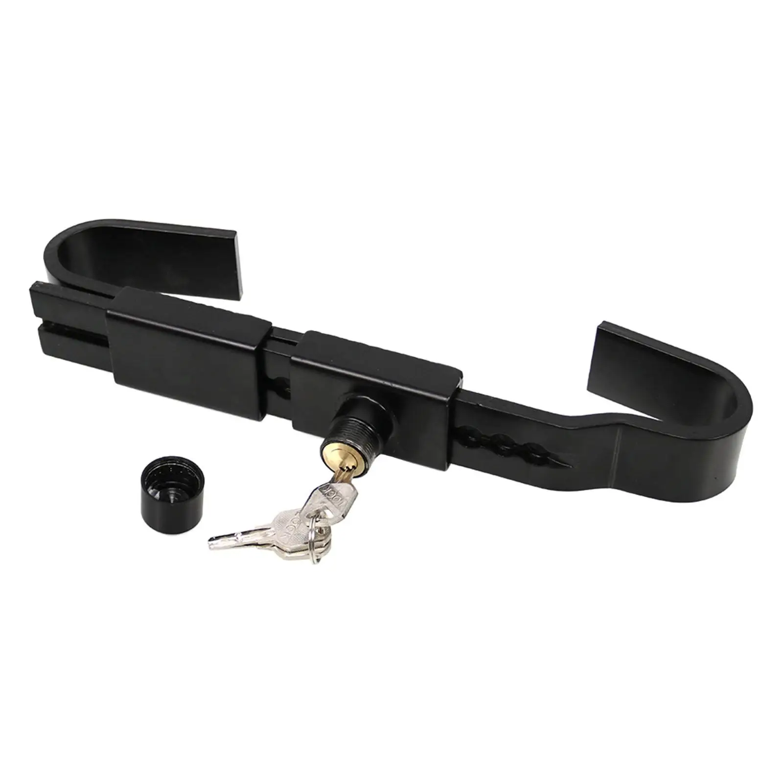 

Steel Cargo Door Lock Storage Heavy Duty Accessories Black Padlock for Semi Trailers Box Truck Construction Site Warehouse