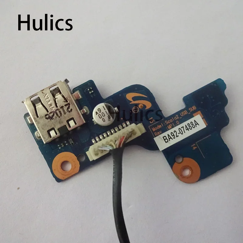 Hulics используется для Samsung RV408 RV409 RV411 RV415 RV509 RV511 RV515 RV520 USB-плата кнопки питания BA92-07502A