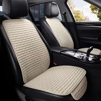flax car seat cover frontrear flax seat protect cushion automobile seat cushion protector pad car covers mat protect