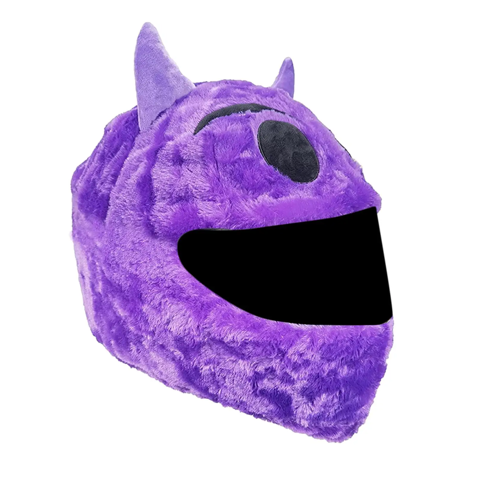 

Devil Motorcycle Helmet Cover Warm for Men Women Soft Plush Helmet Cover