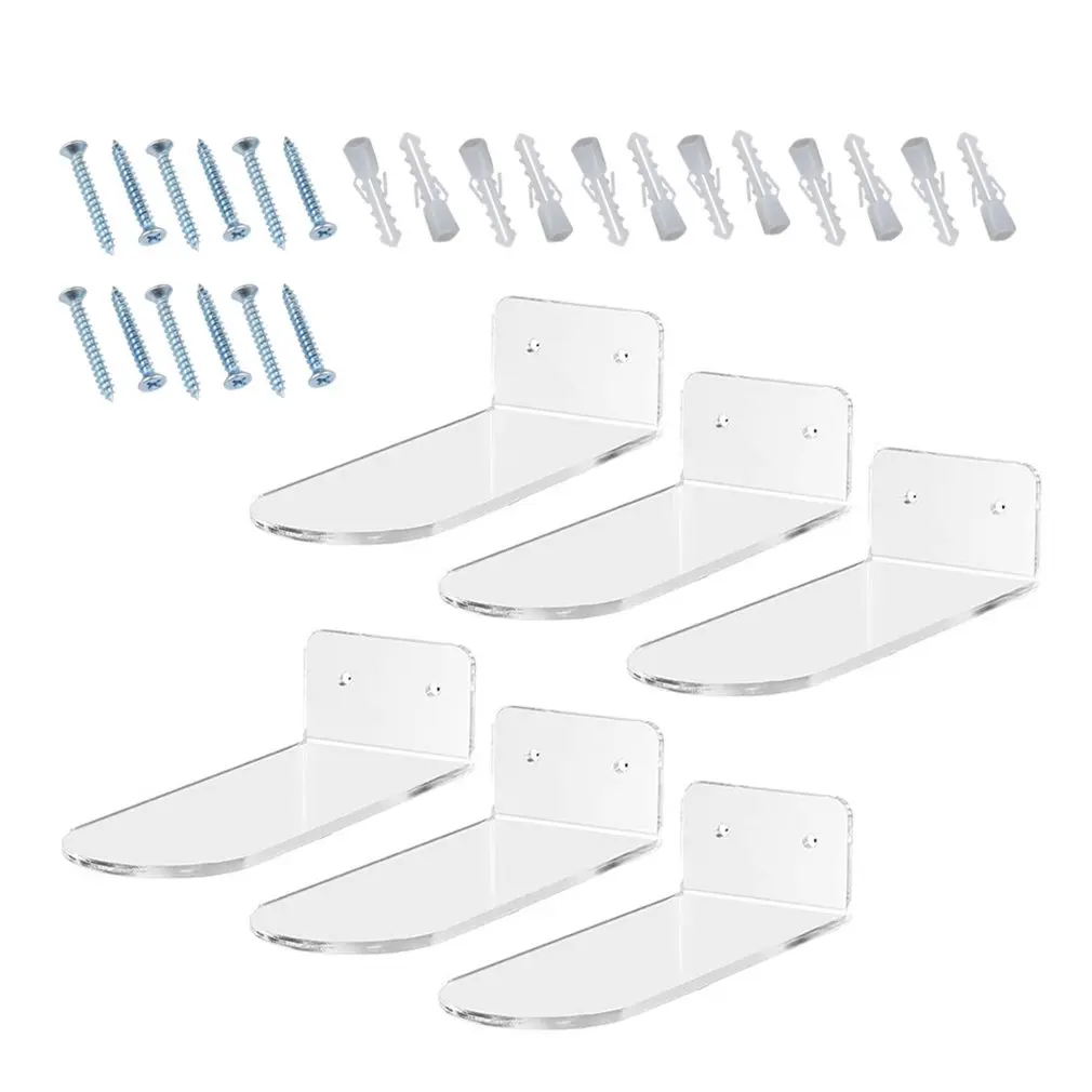 

Shoes Stand Clear Floating Sneaker Shelves Wall Mounted Shoes Holder Shoe Display Shelf Acrylic Sneaker Rack