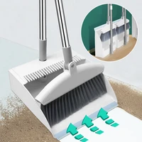 floor cleaning dust brooms folding dustpan garbage collector kitchen set tools for sweeping brush household products cleaner