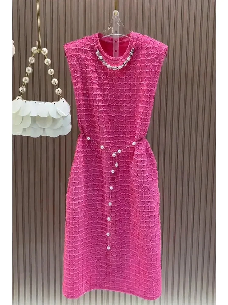 

Small Incense Wind Rose White Dress Elegant Summer Sleeveless French Senior Sense Of Temperament A-line Skirt Short Dresses