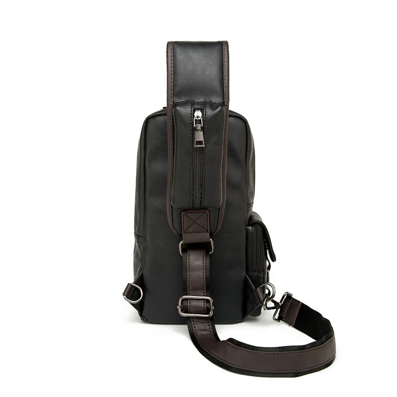 New Men's Bag Trend Personality Small Chest Bag Korean Version Leisure Waist Bag Oblique Arm Hundred Style Backpack