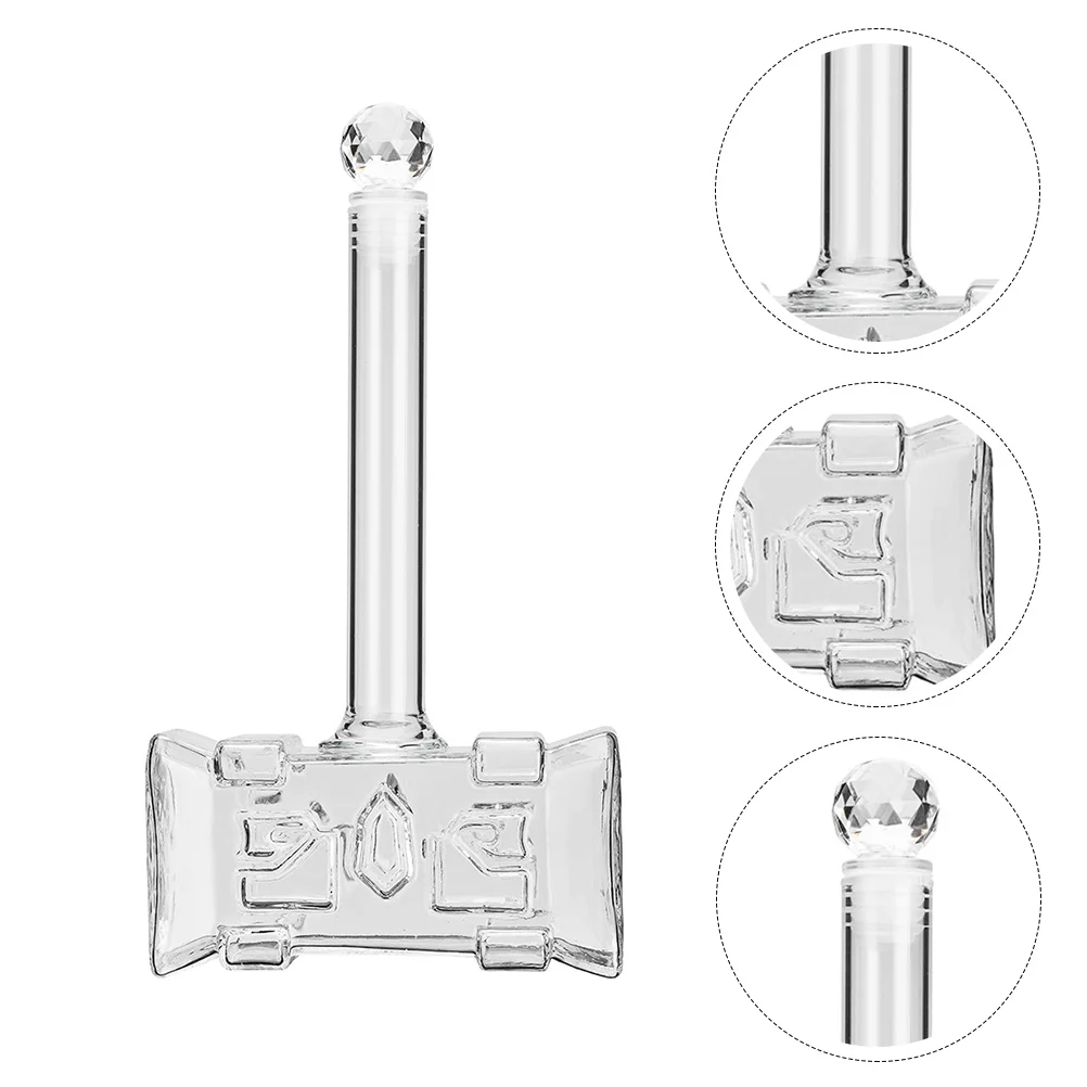 

Decanter Winebottle Crystal Whiskeybottles Dispenser Aerator Red Vodka Breatherflask Port Airtight Carafestopperbourbon Set