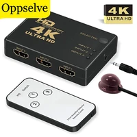 oppselve 3 port 4k2k 1080p switcher hdmi compatible switch selector 3x1 splitter box ultra hd for hdtv xbox ps3 ps4 multimedia