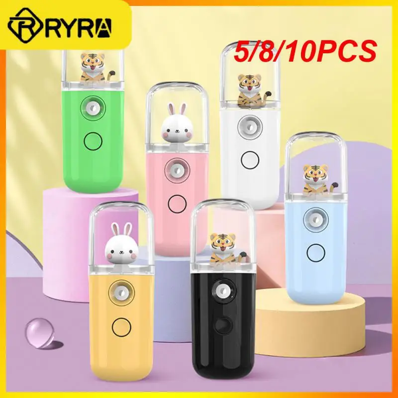

5/8/10PCS 30ml Cute Pet Humidifier Cute And Creative Mini Water Replenisher Portable Spray Rechargeable Beauty Humidifier