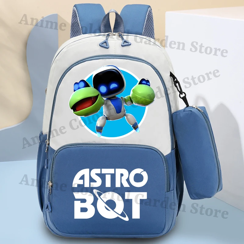 Фото Школьный рюкзак Astroboted с пеналом для учеников, модный аниме-рюкзак для мальчиков и девочек, для хранения книг и канцелярских принадлежностей, подарок №3
